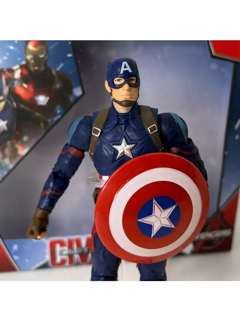 Фигурка игрушка Капитан Америка Марвел ZD Toys 1901-01