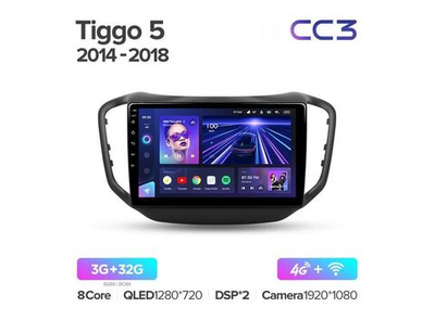 Магнитола Teyes CC3 3-32 Chery Tiggo 5 2014 — 2020 10.2"