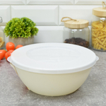 Миска 2л с крышкой Helsinki, пепельный жемчуг