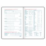 Ежедневник недатированный А5 148х218 мм GALANT "Ritter", под кожу, 160 л., красный, 114465