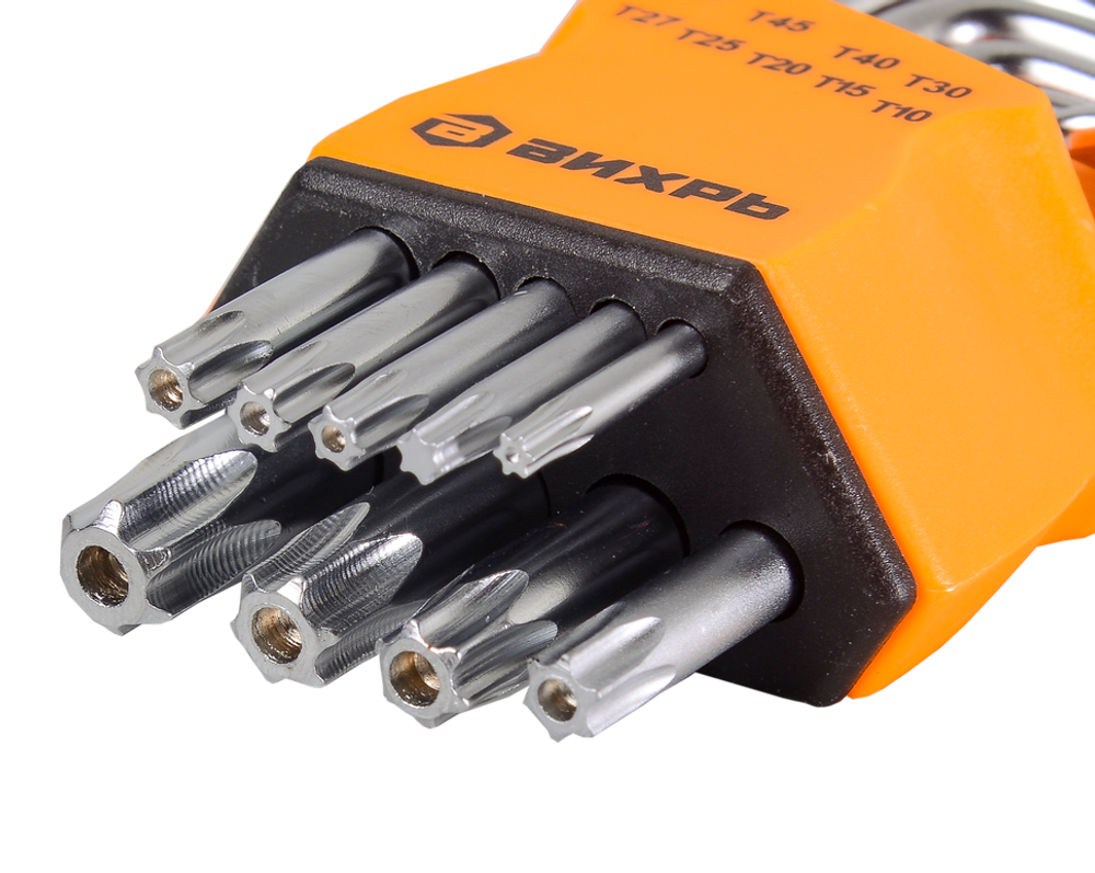 Набор ключей имбусовых Вихрь Torx , 9 шт, T10-T50