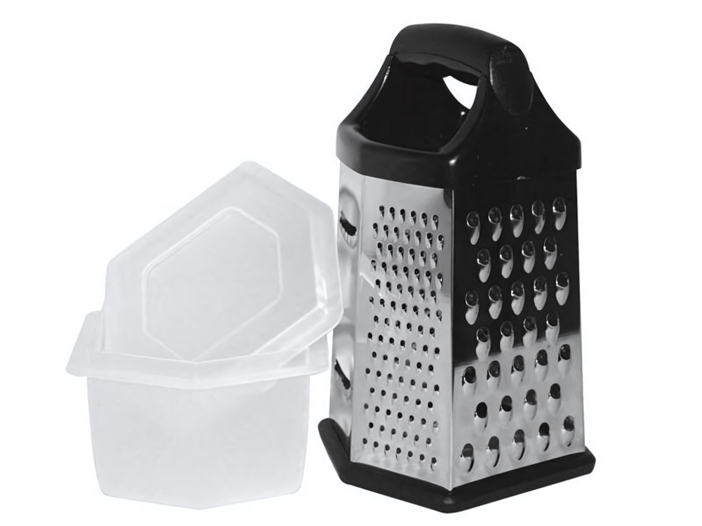 Терка 6-ти гранная 20см с контейнером, GR-002-8