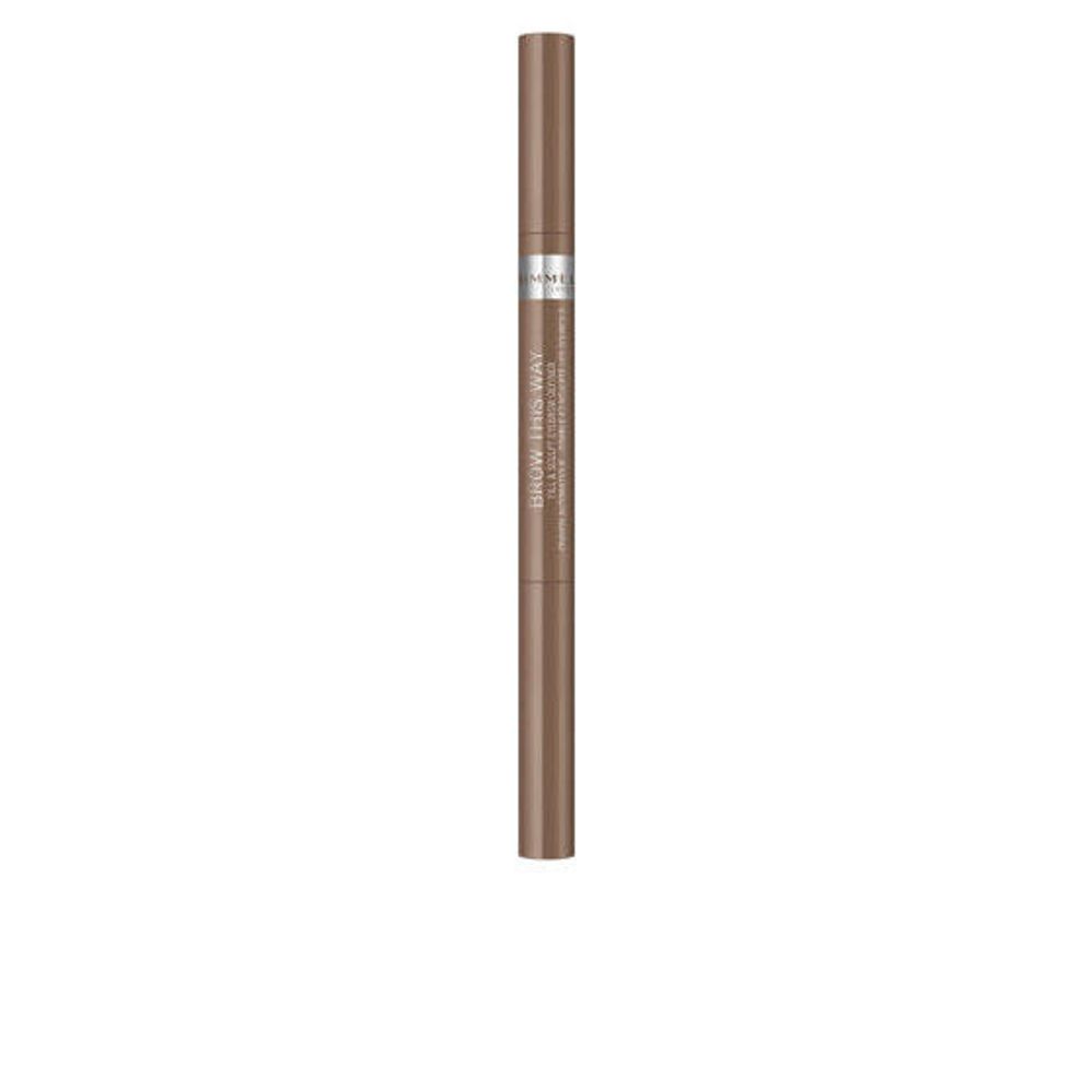 Rimmel Brow This Way Fill&amp;Sculpt Eyebrow Definer No. 001-blonde Автоматический карандаш с щеточкой для скульптурирования бровей