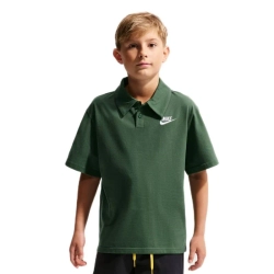 Детская теннисная футболка Nike Kids Sportswear Club Knit Short Sleeve - fir/white