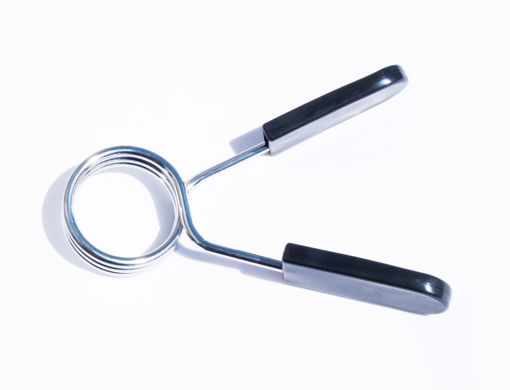 Замок пружинный с прямыми обрезиненными лапками 51 мм