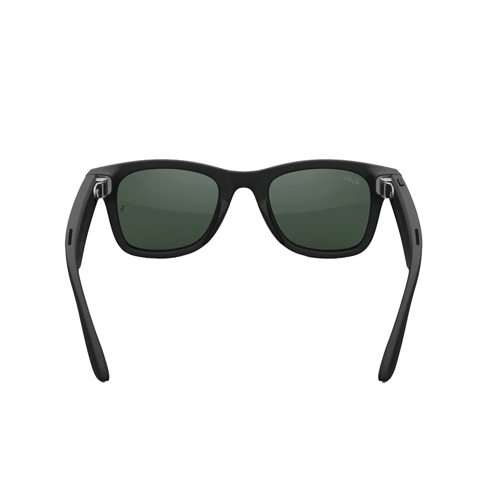 Умные очки Ray-Ban Wayfarer Matte Black / Transitions Graphite Green, 155-53