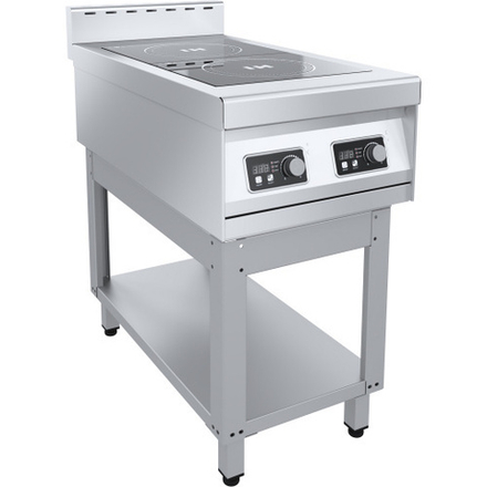 Плита индукционная ПЭИ-20-30-01 465х900х960980  мм., 2 конф, 6 кВт, 230В