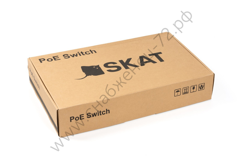 SKAT PoE-16E-2G-2S v.2 коммутатор PoE Plus, мощность 300Вт, порты:16-Ethernet, 2-Uplink, 2-SFP