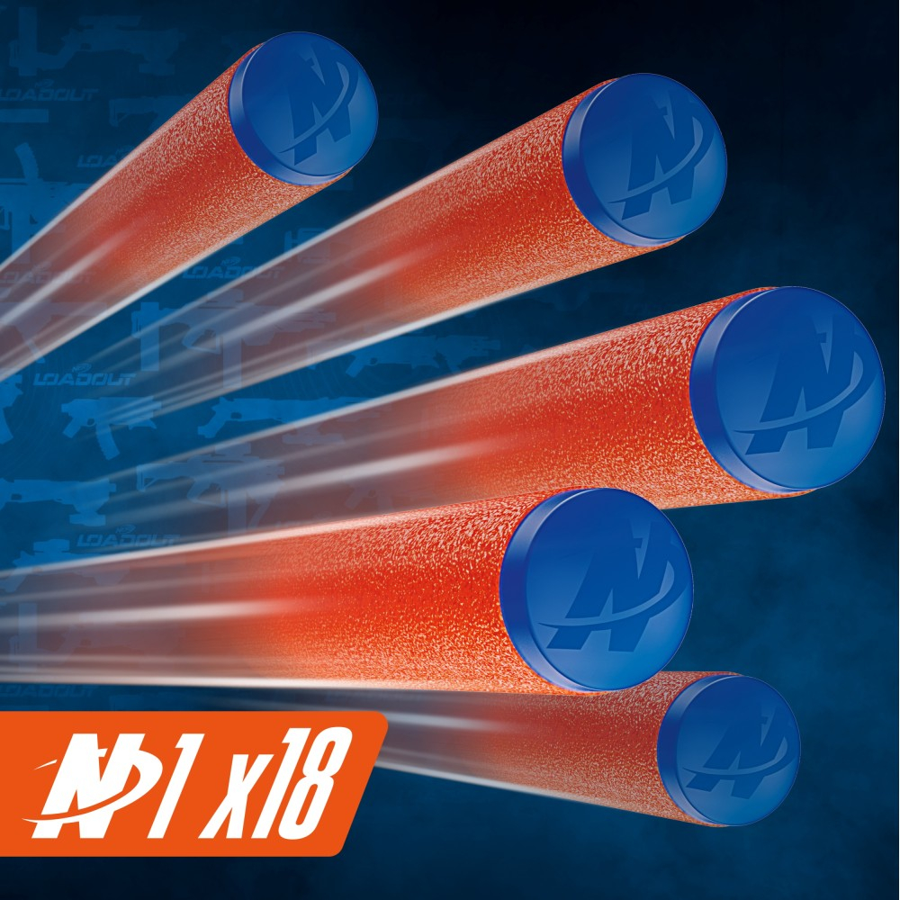 Hasbro G3142 — Бластер Nerf Loadout «Flarefusion» с 18 стрелами G3142 — фото 11
