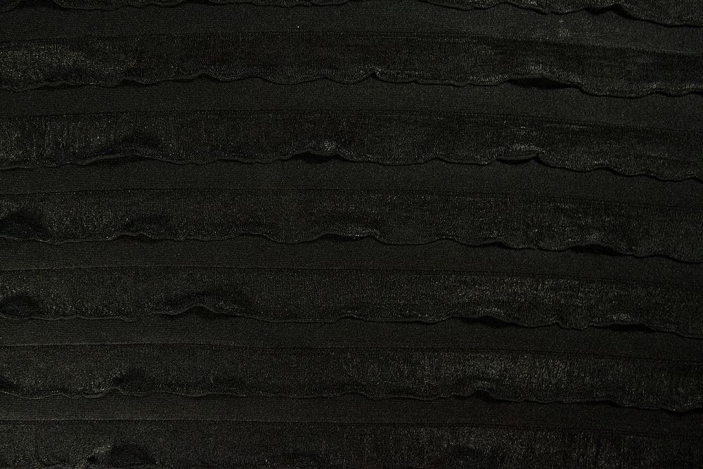Ткань Оборка черная арт. 122191
