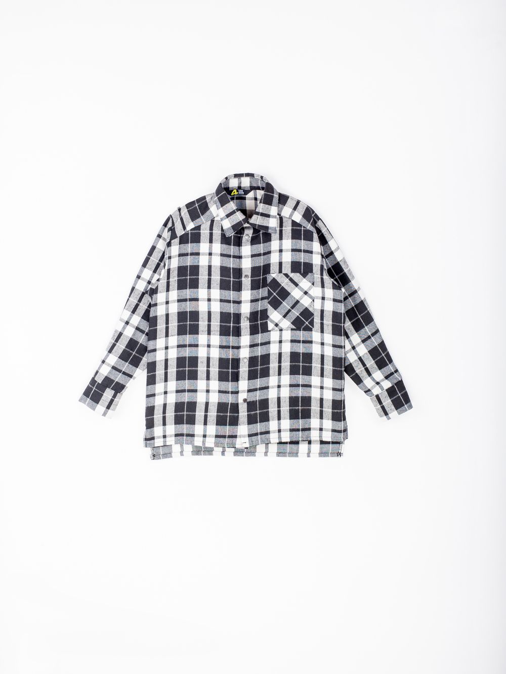 Рубашка фланелевая "Черно-белая"