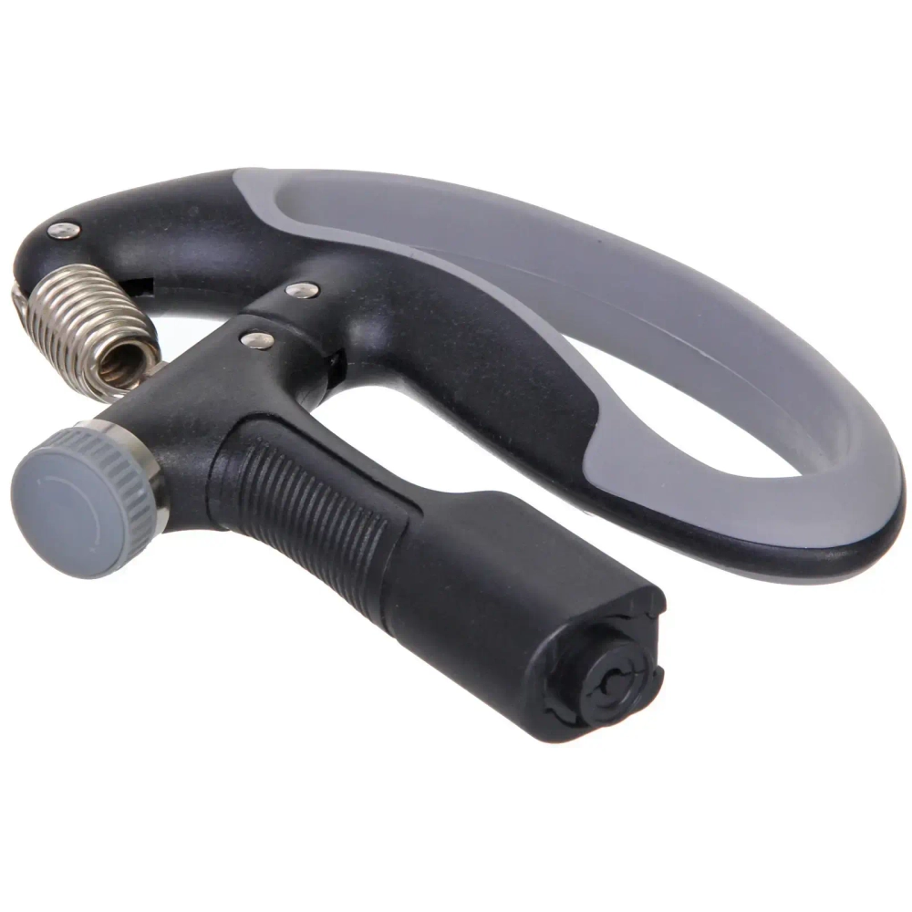 Эспандер кистевой с регулируемой нагрузкой Sportage SW02, счетчик, черный-серый