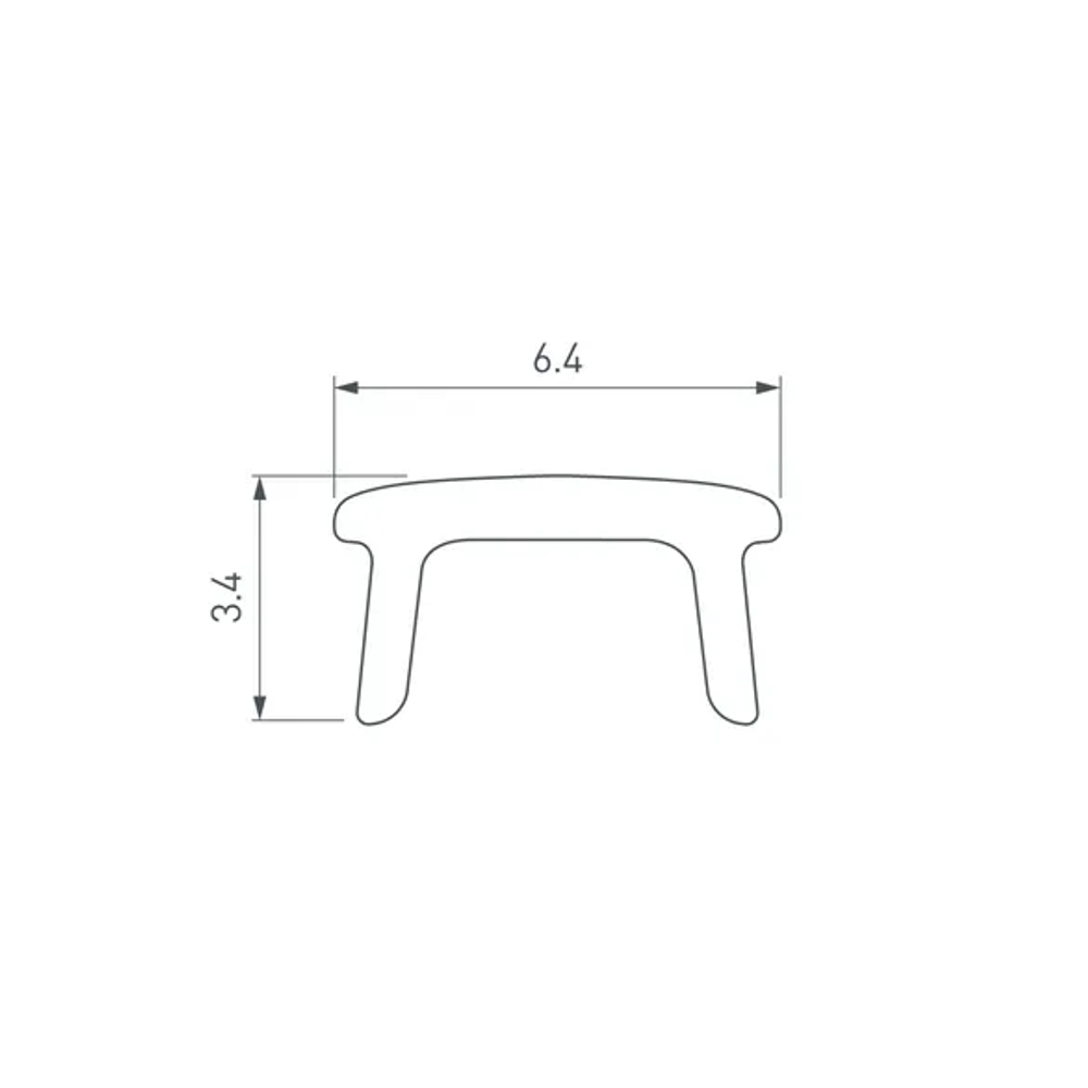 Экран PLINTUS-H54B-2000 Opal (Arlight, Пластик) 046142