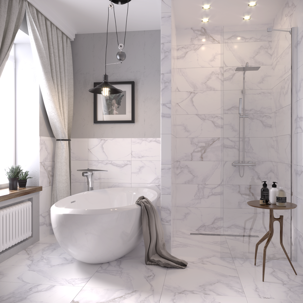 Керамогранит Gracia Ceramica Grata PG01 59.4x59.4 см 1.44 м² матовый цвет белый