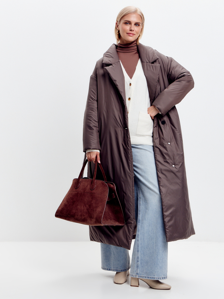 Пальто oversize силуэта