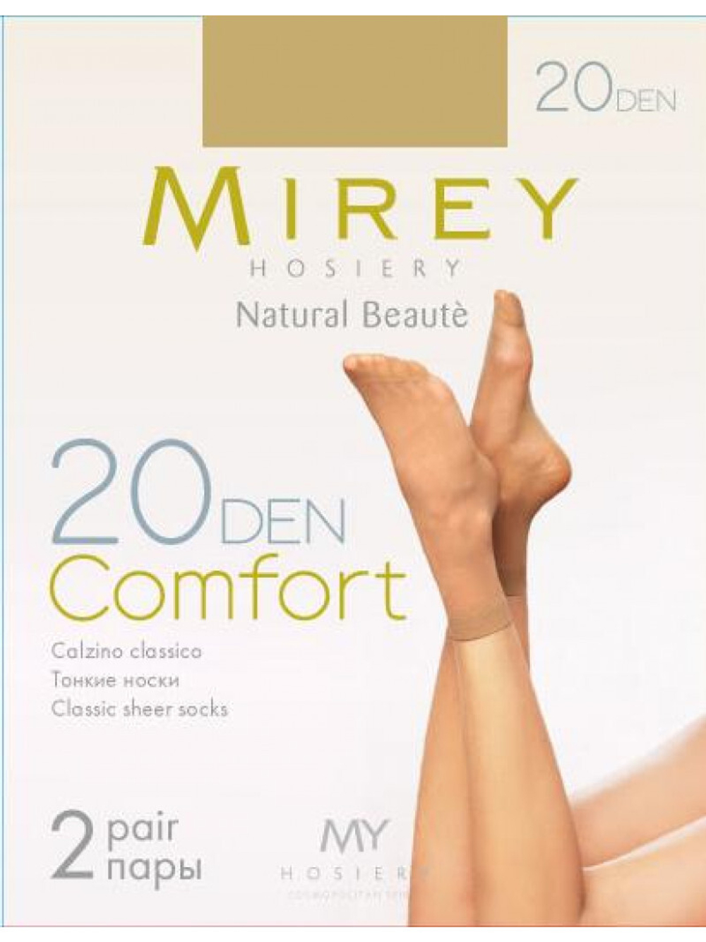 Mirey 20 den Comfort, носки (2 пары) (C)