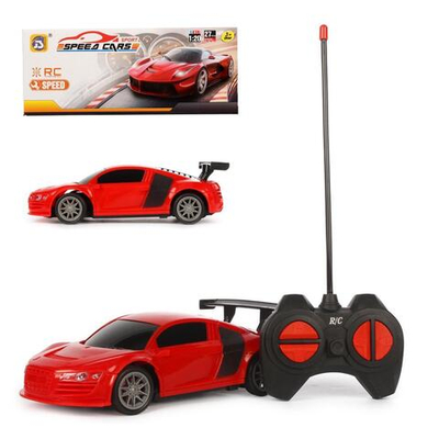 Машина классическая на РУ, красная, коробка JS070