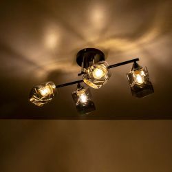 Citilux Клаус CL134145 Люстра потолочная Чёрная