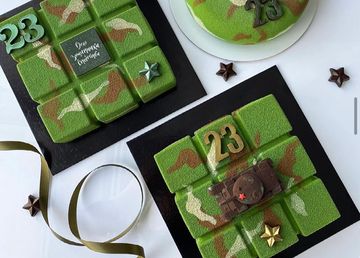 Торт на 23 февраля с танком №1073