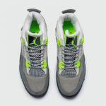 кроссовки Air Jordan 4 Retro Cool Grey / Volt
