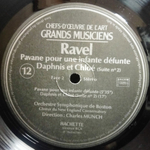 Charles Munch / Maurice Ravel: Bolero - La Valse - Pavane - Daphnis Et Chloe (LP)