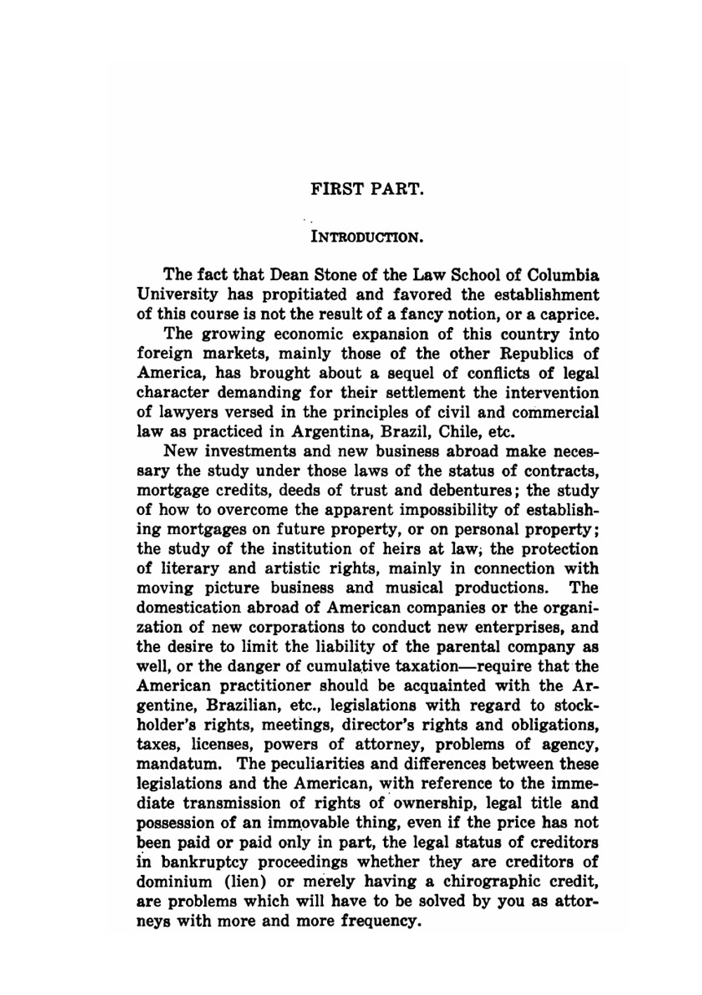 Importance of the study of Argentine and Brazilian civil law | Enrique Gil