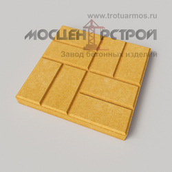Тротуарная плитка 8 кирпичей 400х400х40