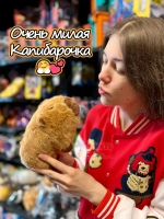 Мягкая игрушка Капибара в авокадо плюшевая Capibara