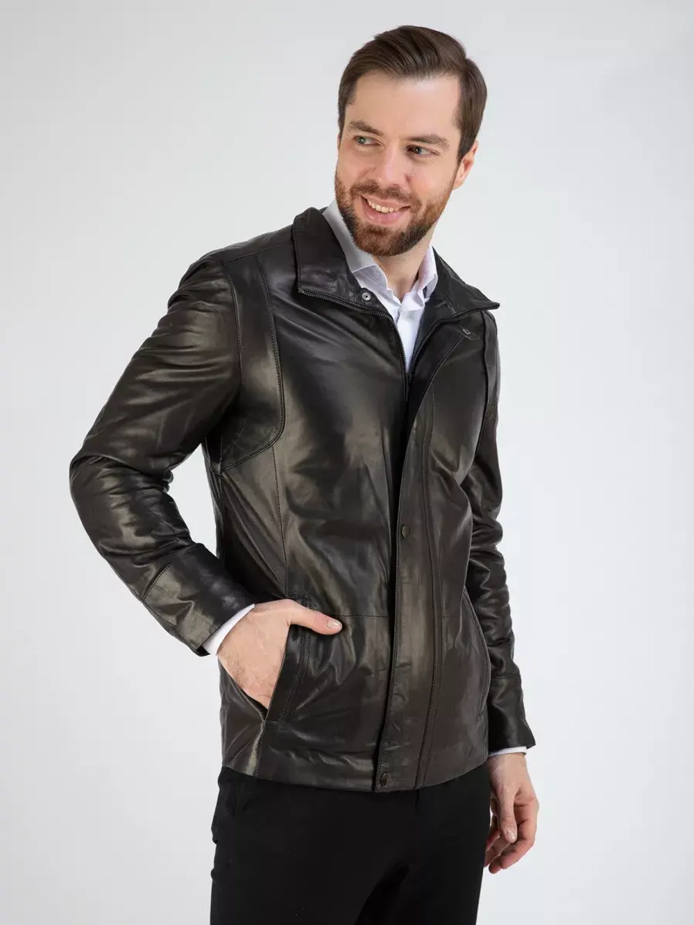 Кожаная куртка демисезонная Турция