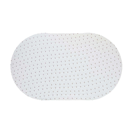 Набор постельных принадлежностей для овальной кроватки (75х125 см), белый