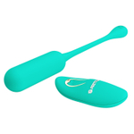 Зеленое виброяйцо Lechies с пультом ДУ