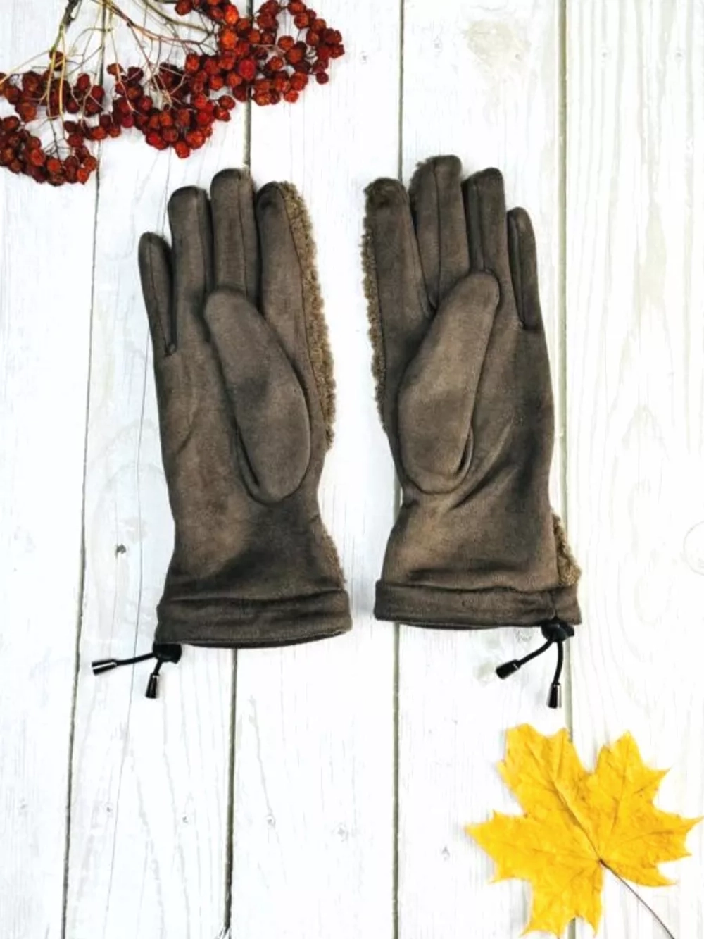 перчатки демисезонные теплые флисовые Adidas