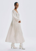 Описание по вязанию платья спицами Filati "Neve"