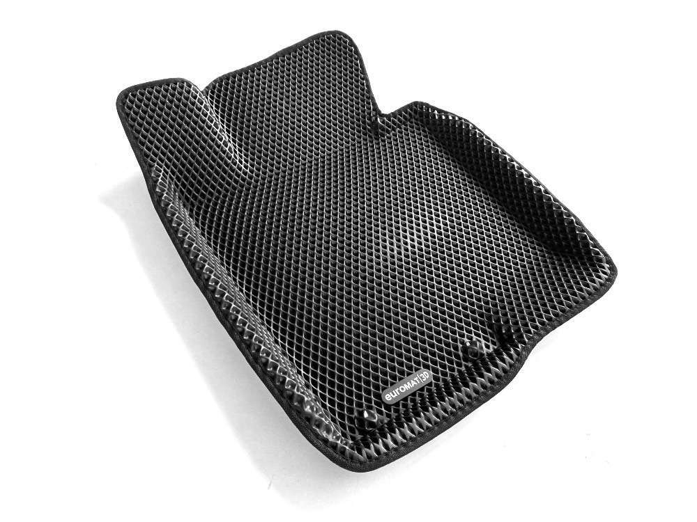 Коврики салона для KIA Optima (2011-15) / HYUNDAI Sonata YF / I40 (2010-16) / Grandeur (2011-16) Euromat 3D EVA черные Арт EM3DEVA-002912