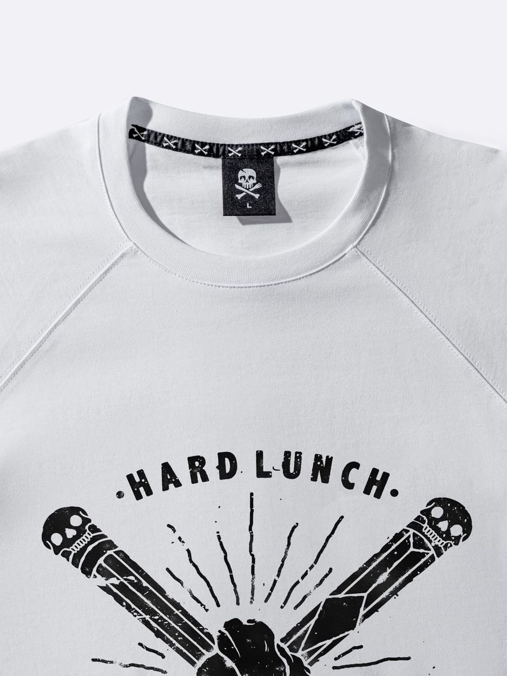 Лонгслив Hardlunch Fork and Knife белый