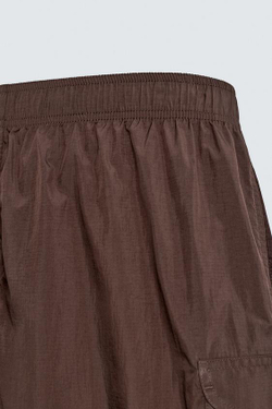 ZARA ДЛИННЫЕ ПЛАВКИ КАРГО, ТЕМНО-КОРИЧНЕВЫЙ