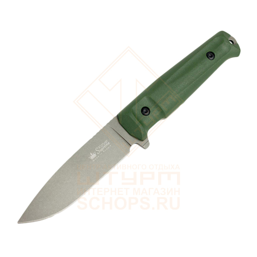 Нож Kizlyar Supreme Sturm PGK полиамид, Olive/Tacwash