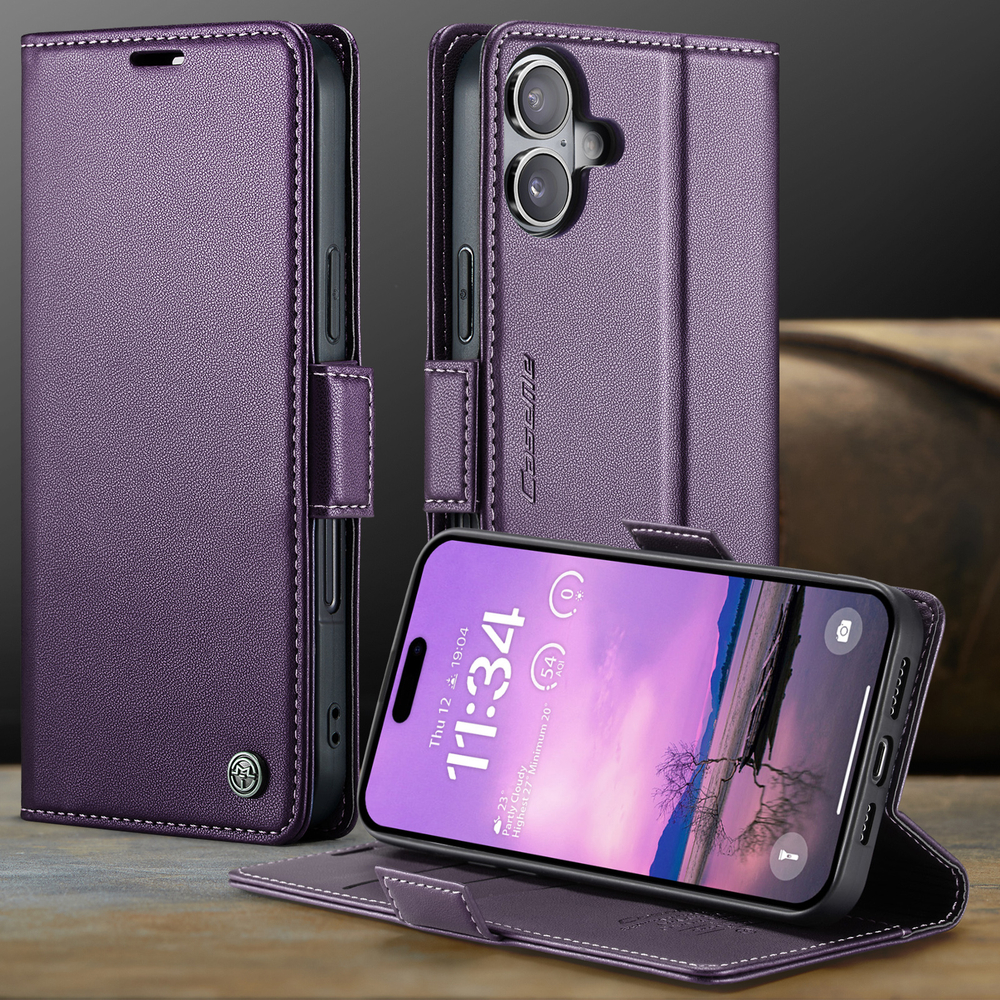 Чехол-книжка CaseMe Smooth iPhone 17