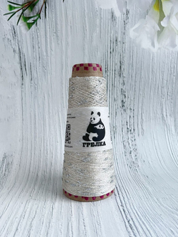 Трикотажная пряжа с люрексом Люмия