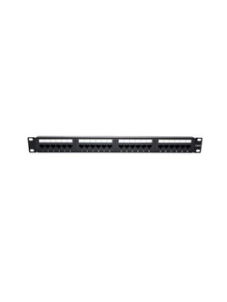 Патч-панель 19дюйм 1U кат.6 неэкранир. 24 порта RJ-45 Dual IDC TOKOV ELECTRIC TKE-PP-6-1U-24P-UTP