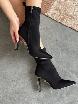 Ботильоны из эко замши