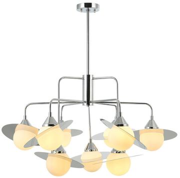 Люстра на штанге 9*G9 2125/09/09P хром Saturn Stilfort
