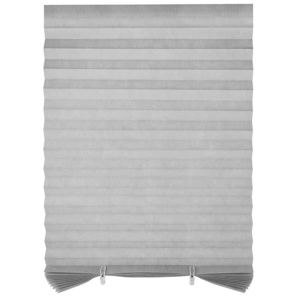 Шторы-плиссе самоклеящиеся 60*180см Skandi, цвет серый