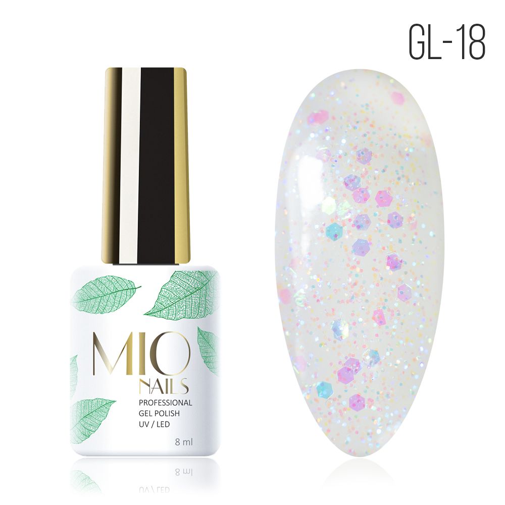 Mio Nails GL-18 Нежные блики, 8 мл