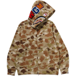 A Bathing Ape Bathing Ape Camouflage Pattern Zip Fastening Худи коричневый