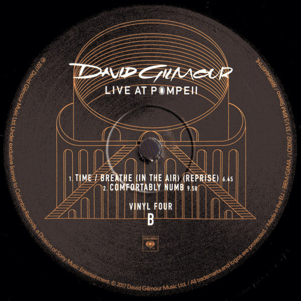 David Gilmour / Live At Pompeii (4LP)