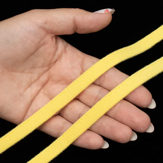 Ворсовая тесьма под каркасы желтая, Arta-F