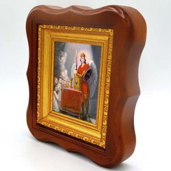 Икона "Дети у престола, охраняемые архангелом Михаилом"