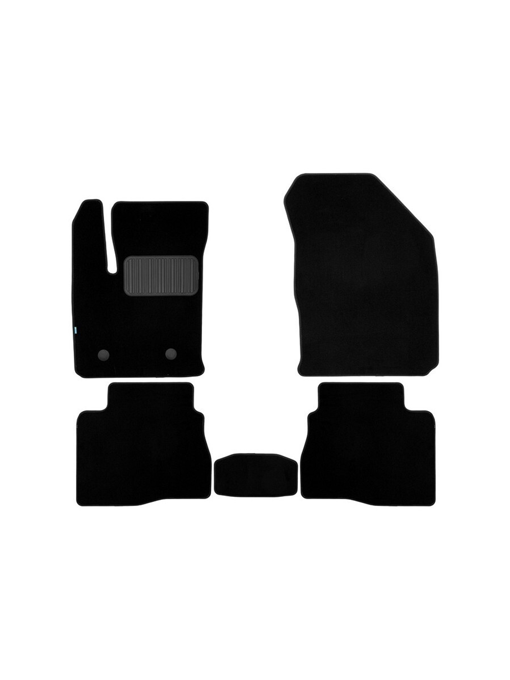 Коврики в салон для KAIYI E5 2022- седан, 5шт. (текстиль) KLEVER0512400122110KH