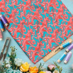 Ткань премиум бифлекс пастельные вибрации чувств